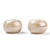 Glazed Porcelain Rondelle Beads X-PORC-Q219-13x9-F13-2