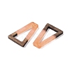 Resin & Wood Pendants WOOD-F015-10B-2