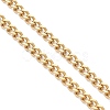 3MM 304 Stainless Steel Curb Chain Bracelet Making AJEW-JB01464-02-3