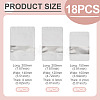 18Pcs 3 Styles PE Resealable Bags with Window OPP-TAD0001-01F-5