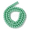 Eco-Friendly Dyed Glass Pearl Beads Strands HY-A008-6mm-RB014-2