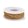 PVD Vacuum Plating 304 Stainless Steel Cable Chains CHS-D033-03G-01-3