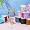 8 Rolls 8 Colors 23M Nylon Braided Cord OCOR-PH0002-62-5