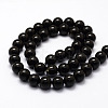 Natural Obsidian Beads Strands X-G-F364-08-10mm-2
