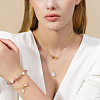 32Pcs 4 Style Cat Eye Pendants STAS-FH0002-01-5