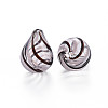 Transparent Handmade Blown Glass Globe Beads X-GLAA-T012-04-2
