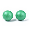 Pearlized Half Round Schima Wood Earrings for Girl Women EJEW-N048-001-06-1