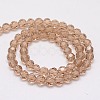 Glass Beads Strands EGLA-J042-6mm-21-2