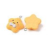 Opaque Resin Pendants RESI-G127-01C-2