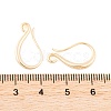 Rack Plating Eco-friendly Brass Earring Hooks KK-D075-11G-RS-2