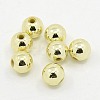 Plating Plastic Acrylic Round Beads PACR-L003-12mm-LG-1