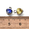 304 Stainless Steel with Rhinestone Pendants STAS-Q346-01P-3