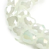 Electroplate Glass Beads Strands EGLA-D030-J4mm-B05-4