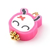 Polymer Clay Charms PALLOY-JF00681-3