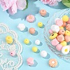 40Pcs Silicone Beads SIL-YW0001-66-5
