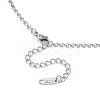 304 Stainless Steel Rolo Chain Necklace for Men Women NJEW-YW0001-18-2