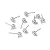 Brass Ball Post Ear Studs X-EC254-3