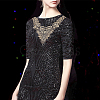 4 Style Flower Pattern Polyester Computerized Embroidered Appliques DIY-FG0003-95-4