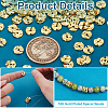 100Pcs Brass Spacer Beads KK-PH0011-43G-3