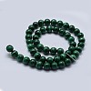 Natural Malachite Beads Strands G-F571-27A1-5mm-2