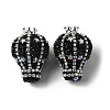 Crown Hot Air Balloon Acrylic Rhinestone Beads OACR-S048-03A-1