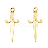 Ion Plating(IP) 201 Stainless Steel Pendants STAS-N098-246LG-1