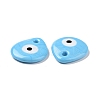 Handmade Lampwork Evil Eye Pendants LAMP-E106-01A-2