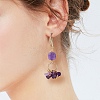 4 Pairs 4 Style Brass Micro Pave Clear Cubic Zirconia Earring Hooks KK-SZ0004-62-7