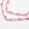 3.28 Feet Faceted Round Natural Agate Handmade Beaded Chains X-CHC-L034-26-NR-2