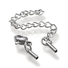 Tarnish Resistant 304 Stainless Steel Curb Chain Extender STAS-K195-29P-015-2