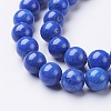 Natural Mashan Jade Round Beads Strands G-D263-10mm-XS08-2