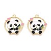 Alloy Enamel Pendants ENAM-T021-78A-G-1