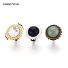 Adjustable Alloy & Iron Bezel Cup Ring Base with Rotatable Tray MAK-T012-11S-5
