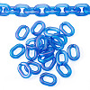 20Pcs Transparent Acrylic Quick Link Connectors OACR-TADJ0001-03J-1