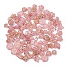 Frosted Transparent Acrylic Beads OACR-Z041-08-1