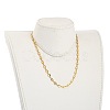 304 Stainless Steel Coffee Bean Chain Necklaces NJEW-JN03046-4