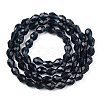 Transparent Glass Bead Strands X-GLAA-R024-6x8mm-13-2