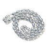Electroplate Glass Beads Strands EGLA-J013-4X6mm-F33-3