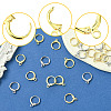 12Pcs 3 Colors Rack Plating Brass Hoop Earring Settings KK-FS0001-45-2