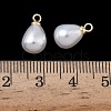 ABS Plastic Pearl Pendants FIND-Z105-03C-01G-3