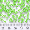 12/0 Baking Paint Glass Round Seed Beads SEED-S036-01A-16-3