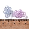 Crackle Transparent Acrylic Beads OACR-G033-05E-3