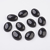 Natural Obsidian Flat Back Cabochons X-G-G741-18x25mm-20-1