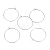316L Surgical Stainless Steel Hoop Earring Findings STAS-G130-03P-30MM-1