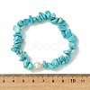 3Pcs 3 Styles Natural & Synthetic Mixed Gemstone Chip & Natural Cultured Freshwater Pearl Beaded Stretch Bracelets Set for Women BJEW-JB13762-05-4