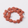 Synthetic Lava Rock Bead Strands G-N0114-12-2
