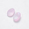 Transparent Spray Painted Glass Charms X-GLAA-R211-05-D02-2