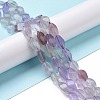 Natural Twist Fluorite Beads Strands G-L243B-10-2