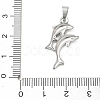 304 Stainless Steel Pendants STAS-B141-03B-P-3