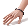 7Pcs 7 Style Natural & Synthetic Mixed Gemstone & Alloy Beaded Stretch Bracelets Set for Women BJEW-JB09262-5